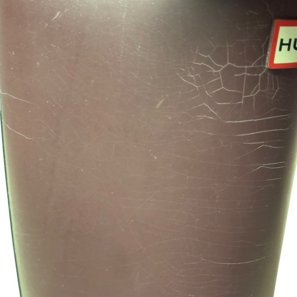 Hunter Boots Wellies Burgundy Maroon Brown Sz US 5F - Picture 6 of 9